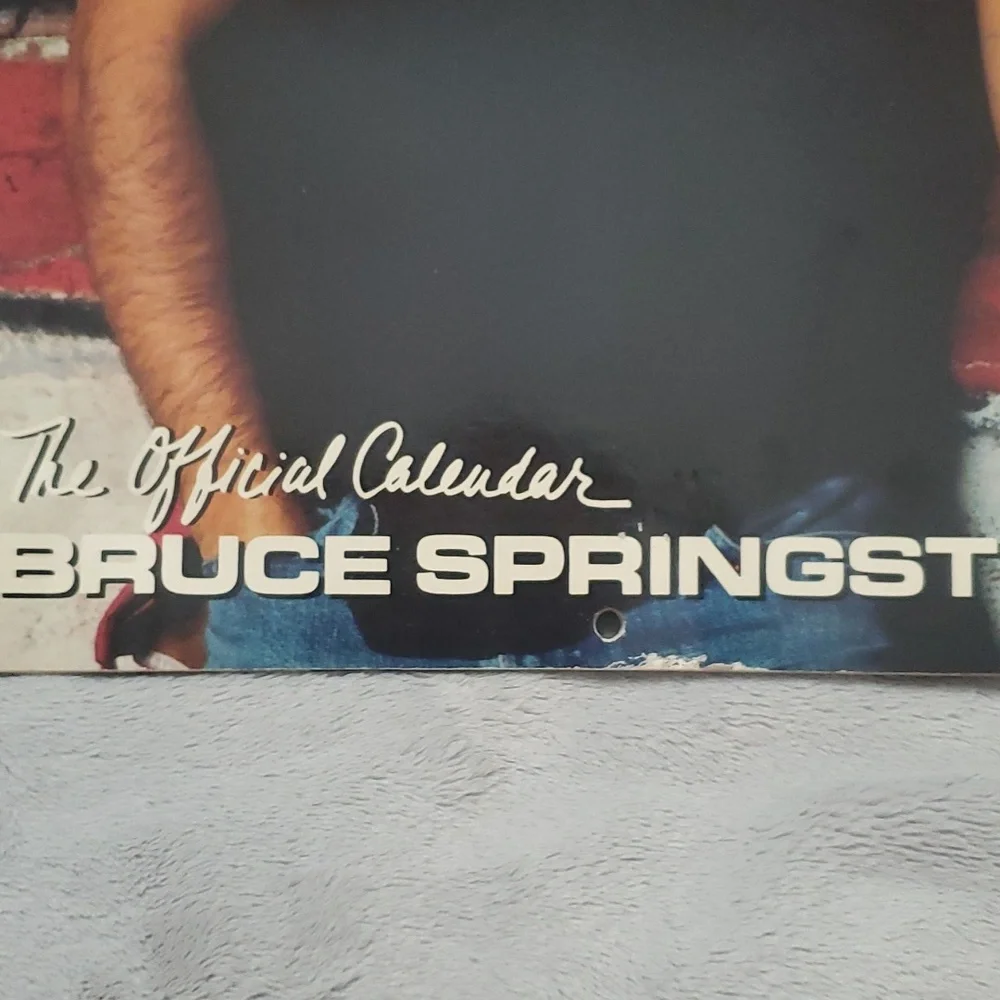 Bruce Springsteen 1988 Official Calendar Vintage Wall Decor Large Paper …